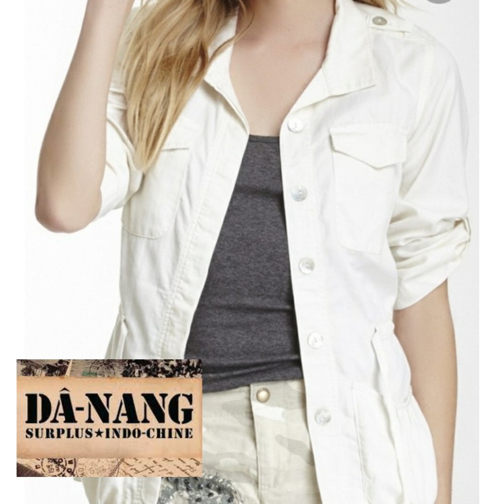 Da-Nang Silk Blend Safari Utility Jacket